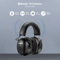 Écouteurs électroniques Bluetooth noirs